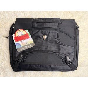 Black Calpak Ransom 18” Laptop Messenger Bag